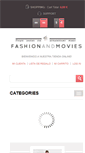 Mobile Screenshot of fashionandmovies.com